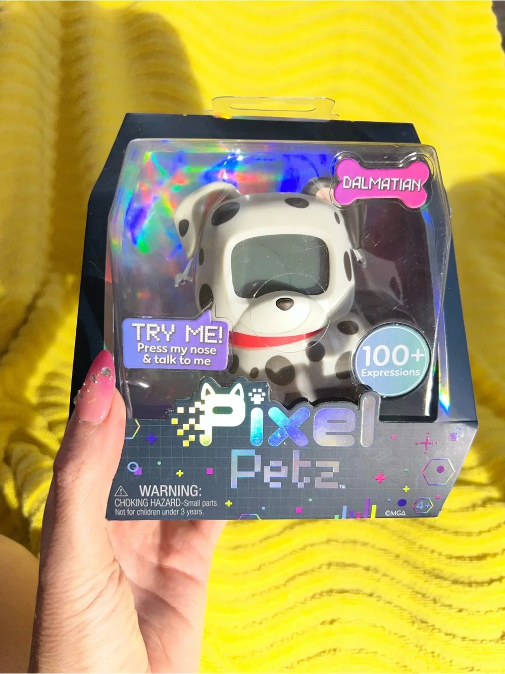 Interactive Toy - Corgi & Dalmatian (Yellow, White)